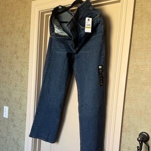 Dark Blue Flare & Wide Leg Jeans